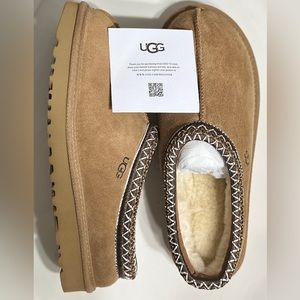 NEW Ugg Womens Tasman Chestnut Slipper - Size 8US Sheepskin Suede Clog Mule